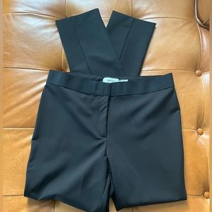 Calvin Klein Contrast -Waist Skinny Black Pants / Sz 6
